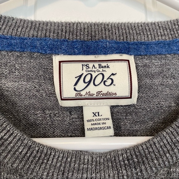 Jos A Bank 1905 Gray Sweater Size XL - Picture 3 of 7